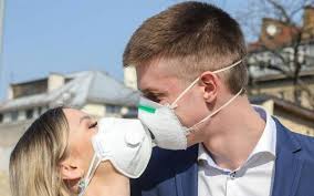 couple in masks