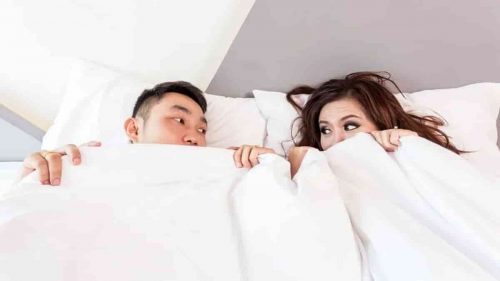 couple in bed