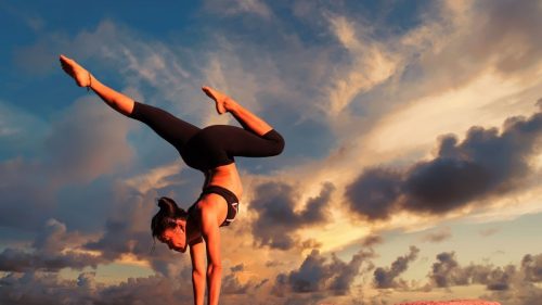 woman doing exercise